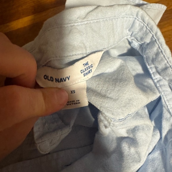 Old Navy Blue Lightweight Shirt Jacket - Picture 2 of 2